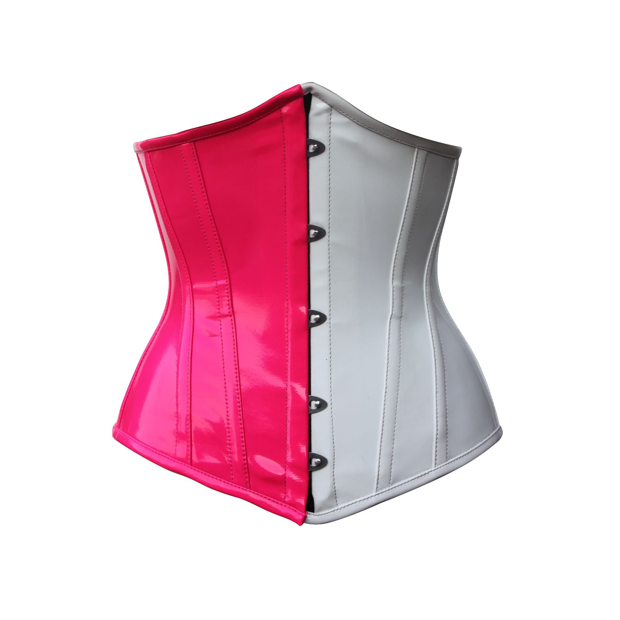 Harley Quinn PVC Underbust Steel Boned Waist Corset