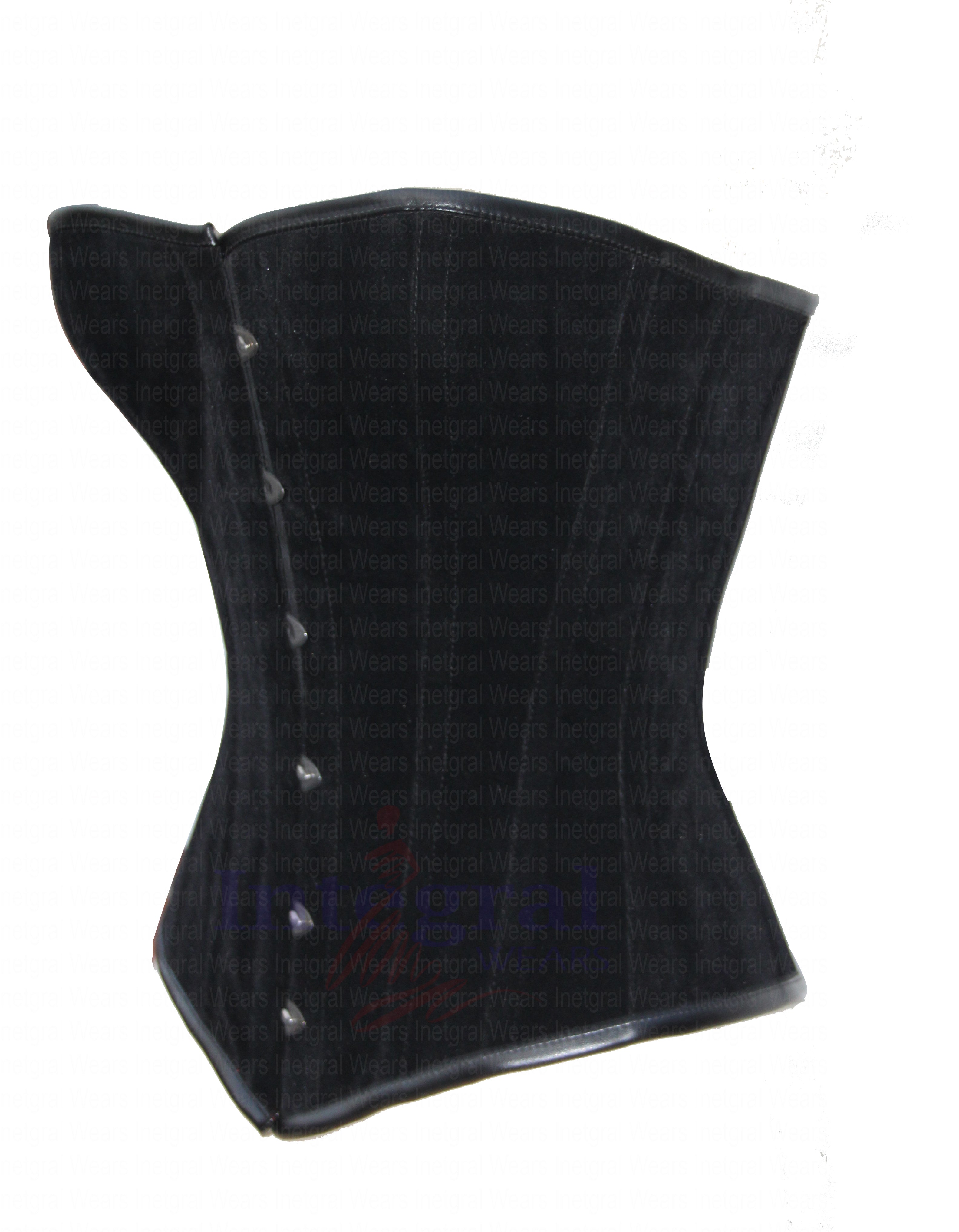 Women Heavy Duty Velvet Corset Steel Boned OverBust Fetish Corset Steampunk Corset Waist Training Hourglass Body Shaper Corset